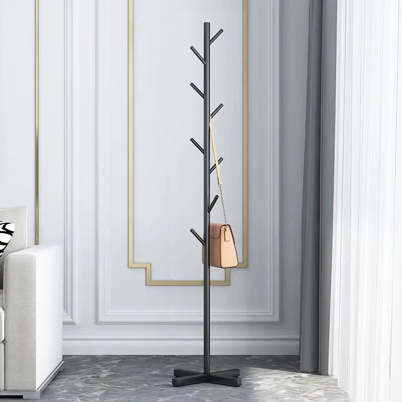 Household Clothes Hanger Floor-Standing Bedroom Simple Clothes Hanger Clothes Rack Popular Coat Rack Clothes Hanger Storage