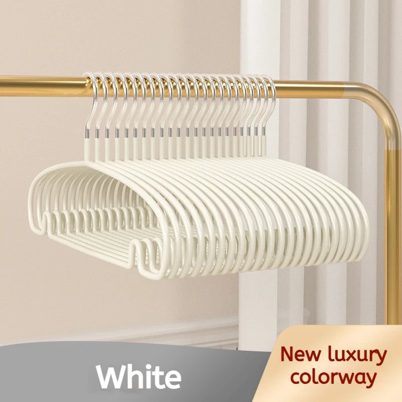 10PCS Simple Clothes Hanger Non Slip Dormitory Household Clothes Hanging to Prevent Clothes Deformation Clothes Storage
