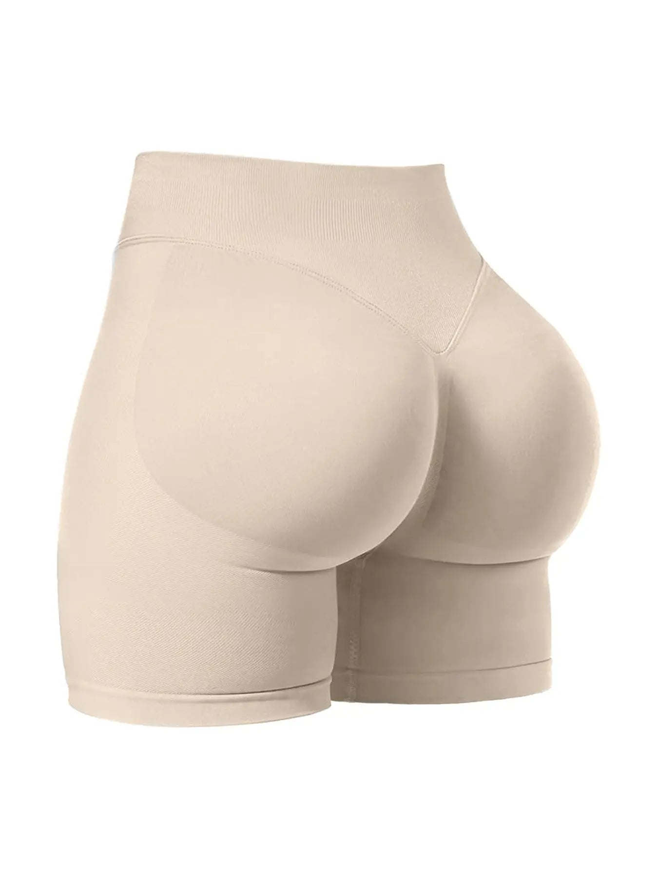 New Three-Section Waist Seamless Sporty Peach Butt Shorts for Women, High Waisted Shorts, Tight Shorts for Yoga, Fitness and Running, Fitness Workout Shorts, Sports Shorts