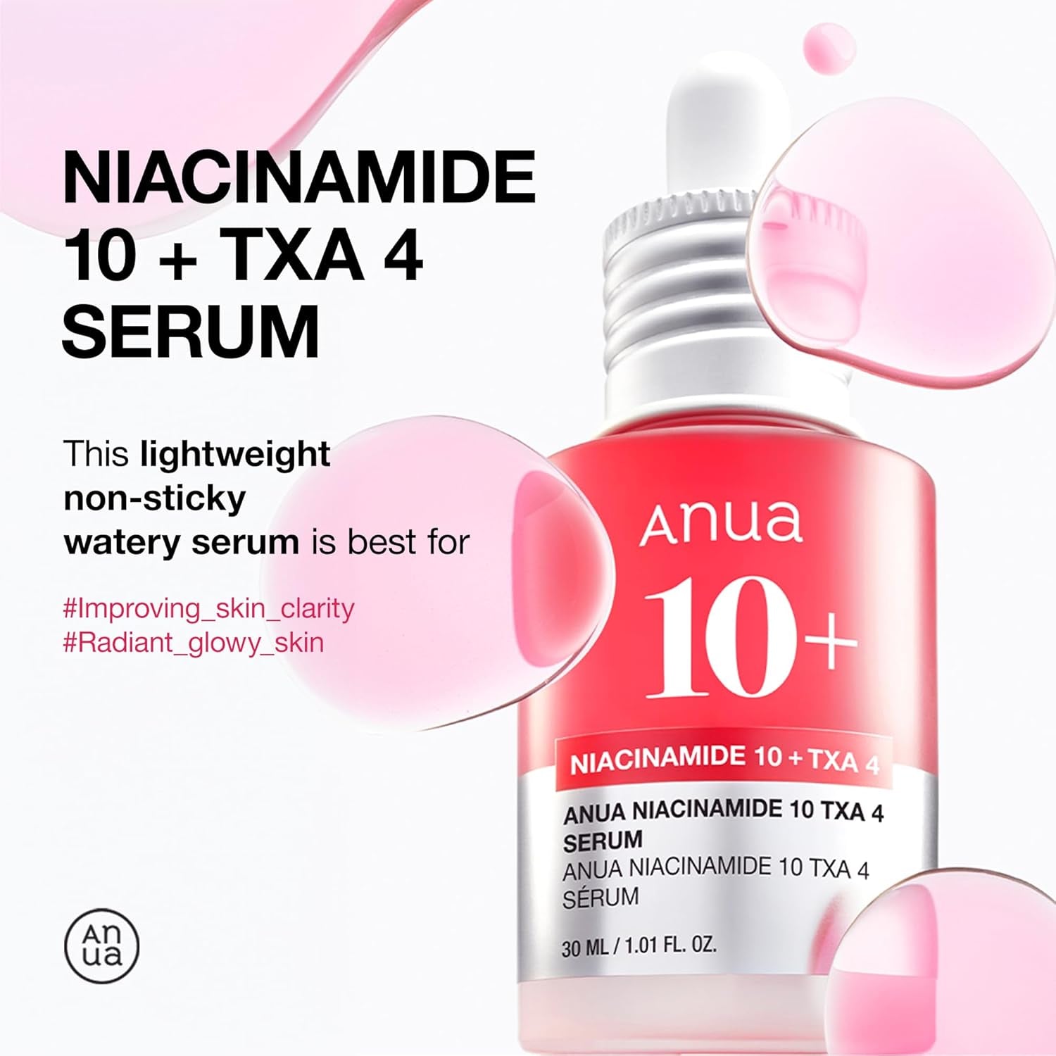 3-Step Glass Skin Beginner Kit | Oil Cleanser and Face Wash with Facial Serum, Double Cleansing Daily Routine with Niacinamide, Korean Skincare