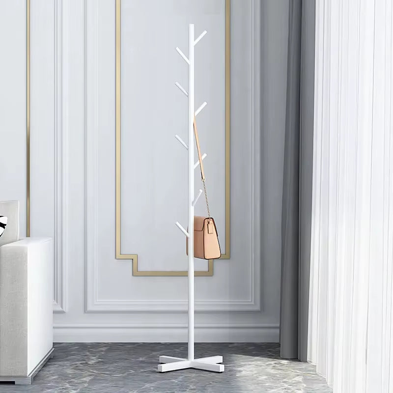 Household Clothes Hanger Floor-Standing Bedroom Simple Clothes Hanger Clothes Rack Popular Coat Rack Clothes Hanger Storage