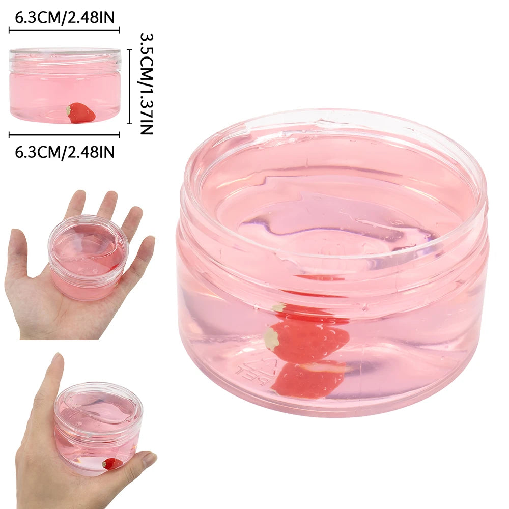 120Ml Magic Crystal Slime Toy Crunchy Slime Kit Glimmer Jelly Clear Slime Foam Putty Plasticine Cloud Slime Stress Relief Clay