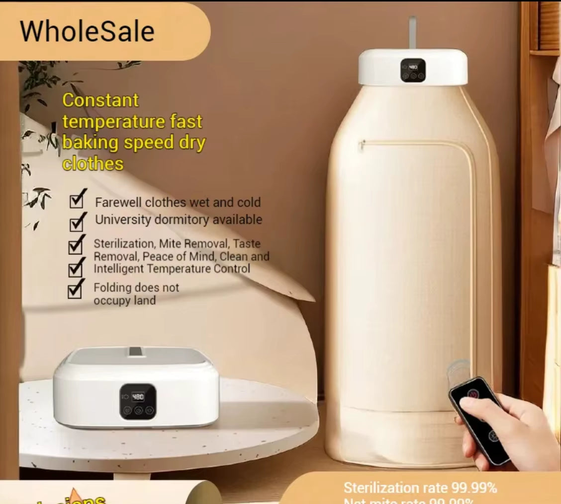Portable Dryer Household Small Folding Dormitory Desktop Heater Can Warm Quilts and Dry Shoes Clothes Dryer