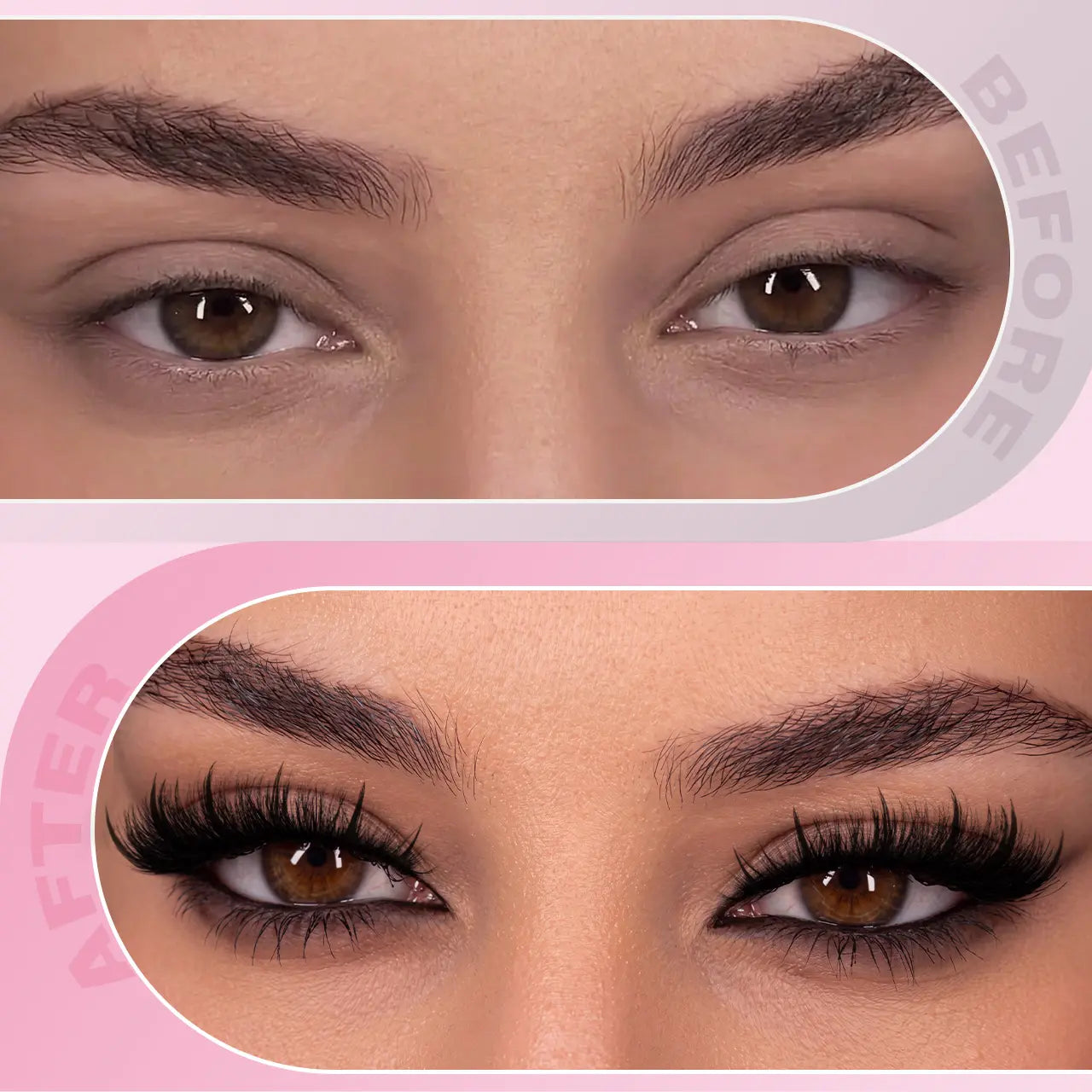 Kiromiro Spiky Lashes Strips 20Mm 3D Fluffy False Eyelashes with Spikes Drama Faux Mink Lashes Thick Long Cat Eye Lashes for Makeup, 7 Pairs