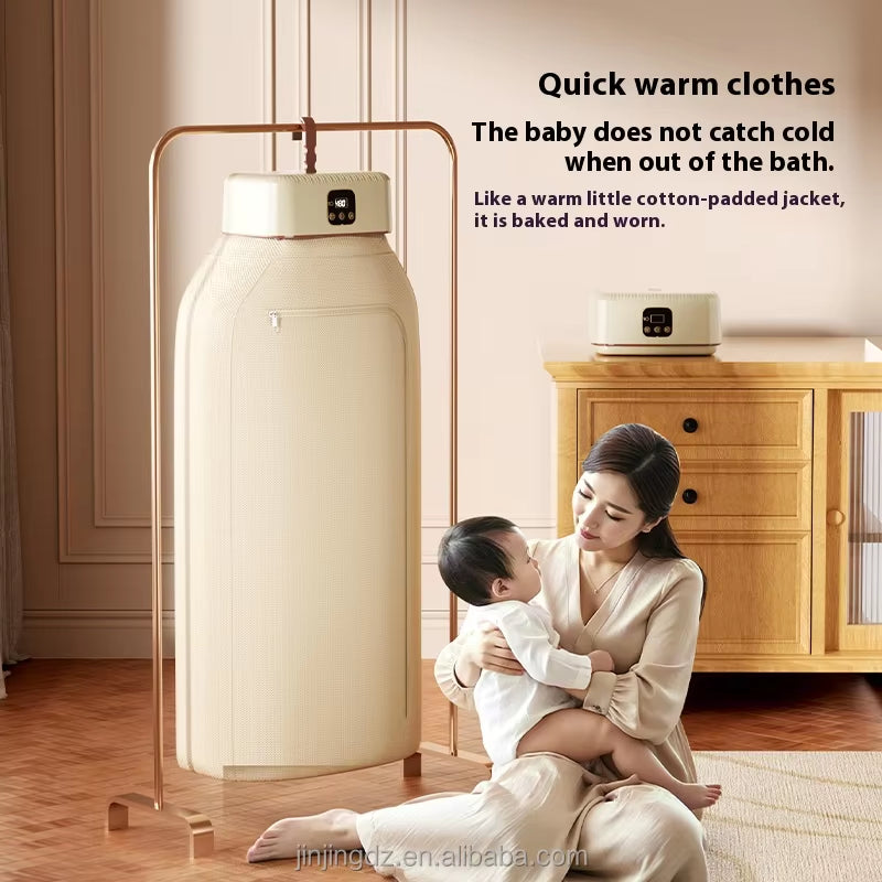 Wholesale Foldable Compact Mini Dryer Machine Headed Air Electric Clothes Dryer with Dryer Bag for Home Travel