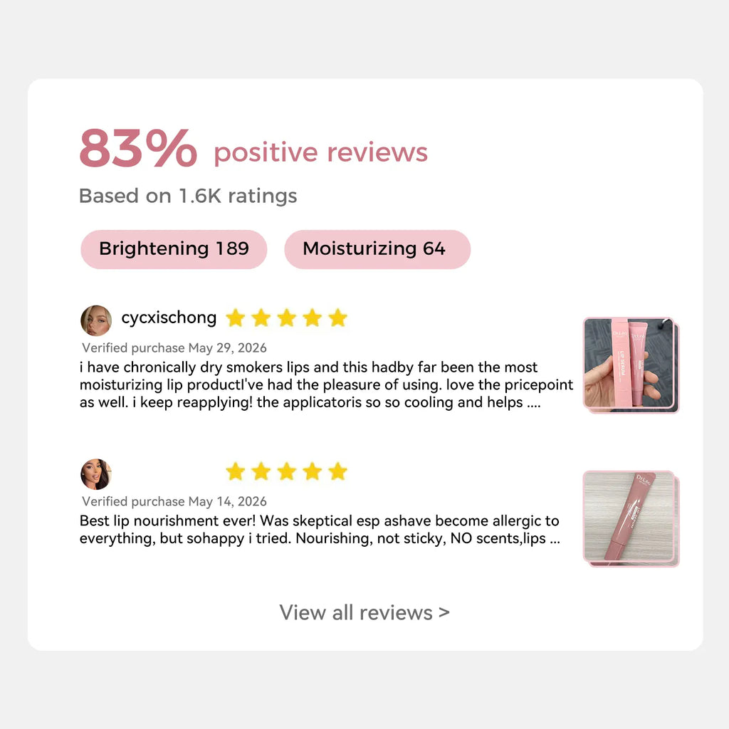 Dr.Leo Tinted Peptide Lip Serum – Brightens Dull-Looking Lips & Smooths Lip Lines, Sheer-To-Buildable Glossy Color + Hydrating Lip Care, Pink Dew / Toast Nude, 15G #Sohochic #Tiktokshopbacktoschool